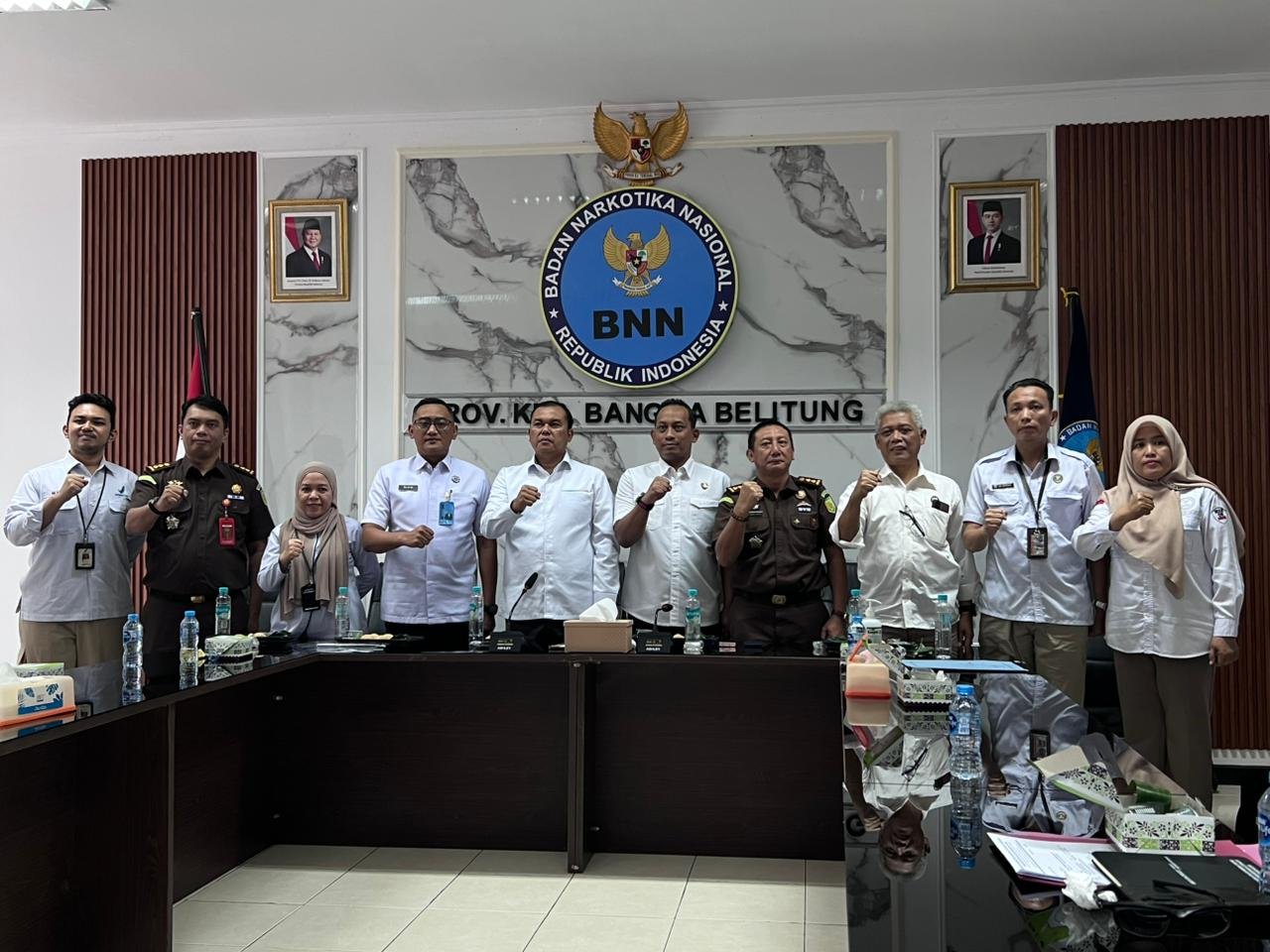 Penguatan Sinergitas Penanganan Narkotika: Kanwil Ditjenpas Babel Hadiri Konferensi Pers Akhir Tahun 2025